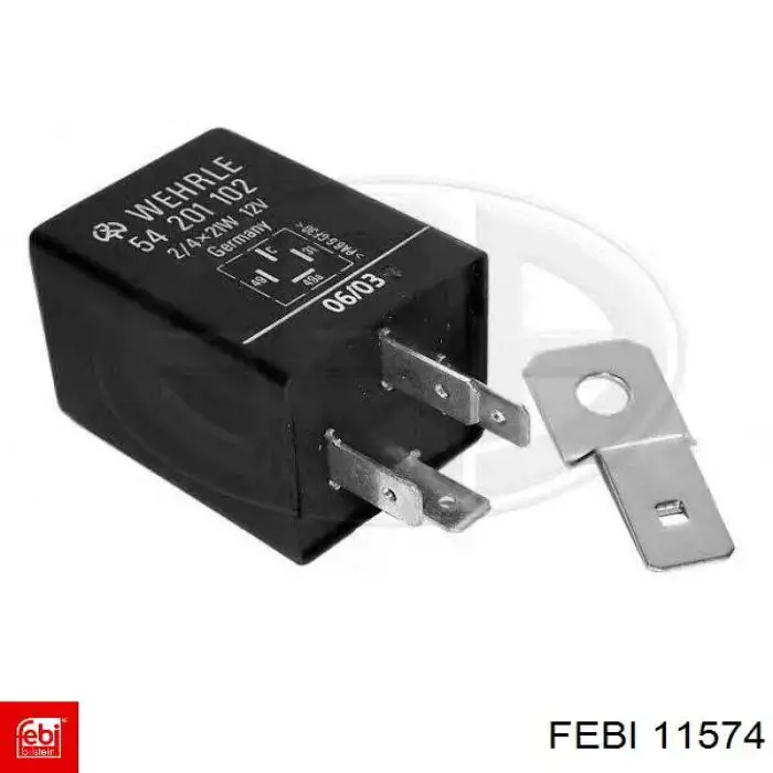 Relé de intermitentes 11574 Febi