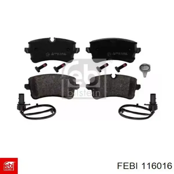 Comprar 116016 Febi Pastillas de freno traseras