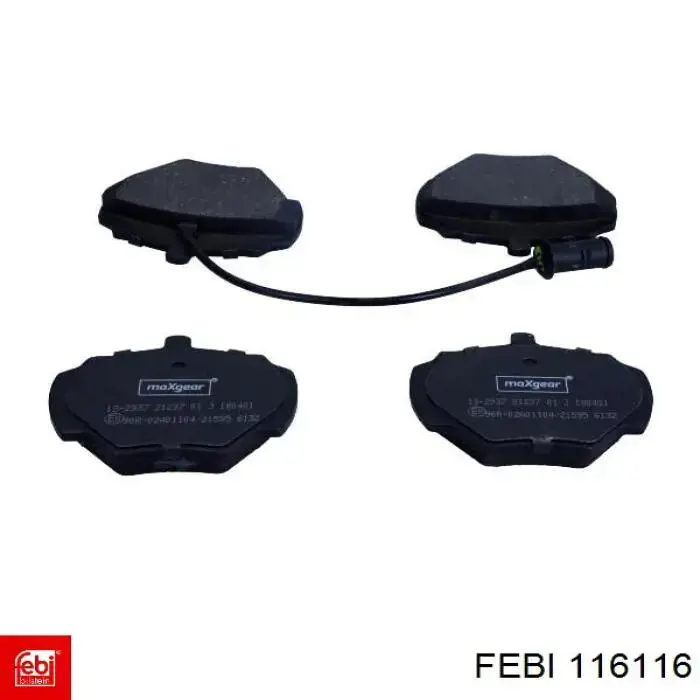 Pastillas traseras de freno Febi 116116 precio, desde 21,60 EUR