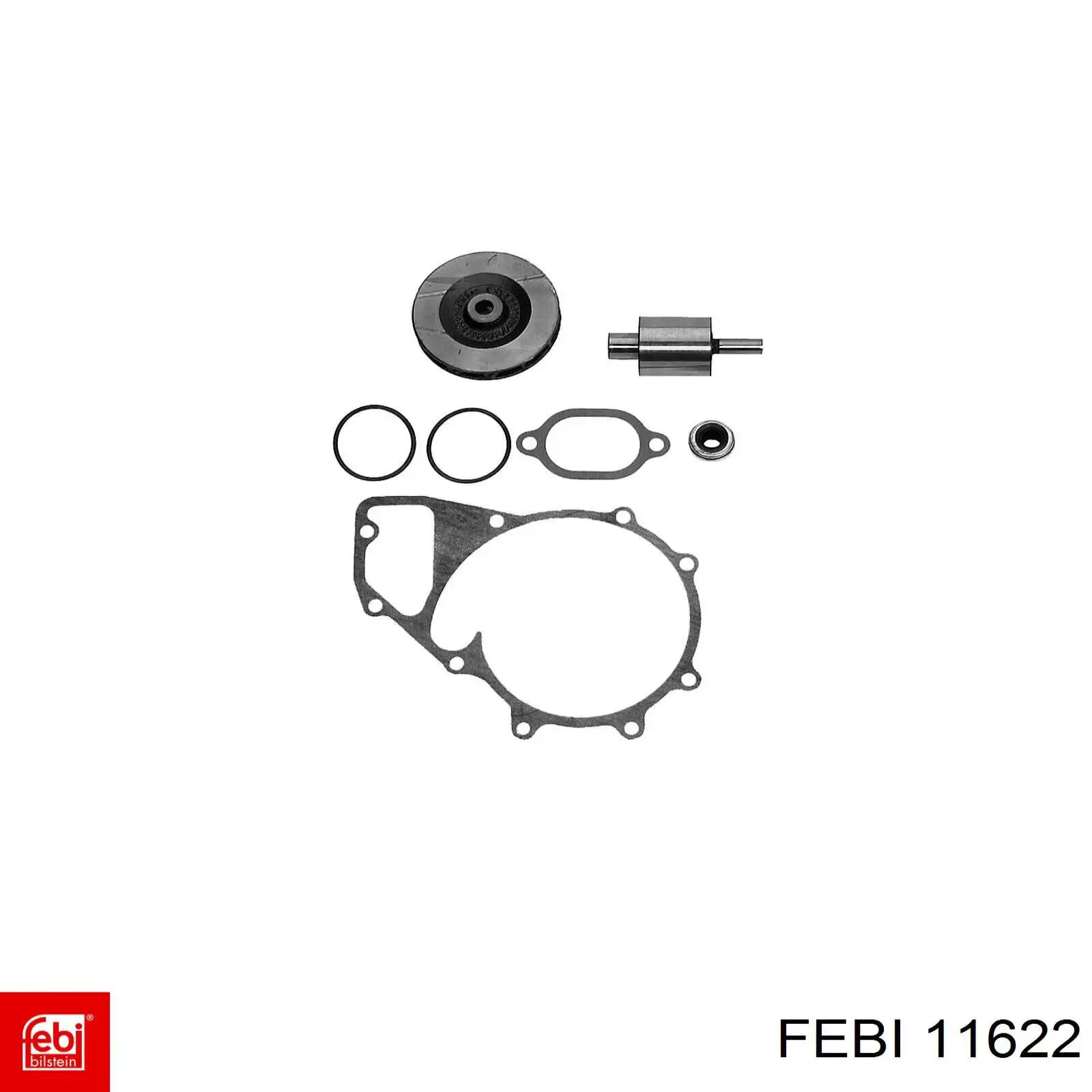 Juego de reparación de bomba de agua 11622 Febi