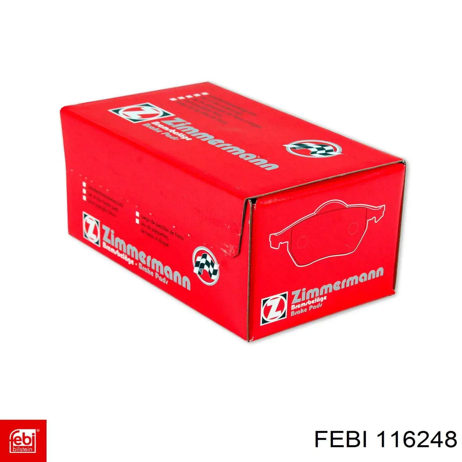 116248 Febi Pastillas delanteras