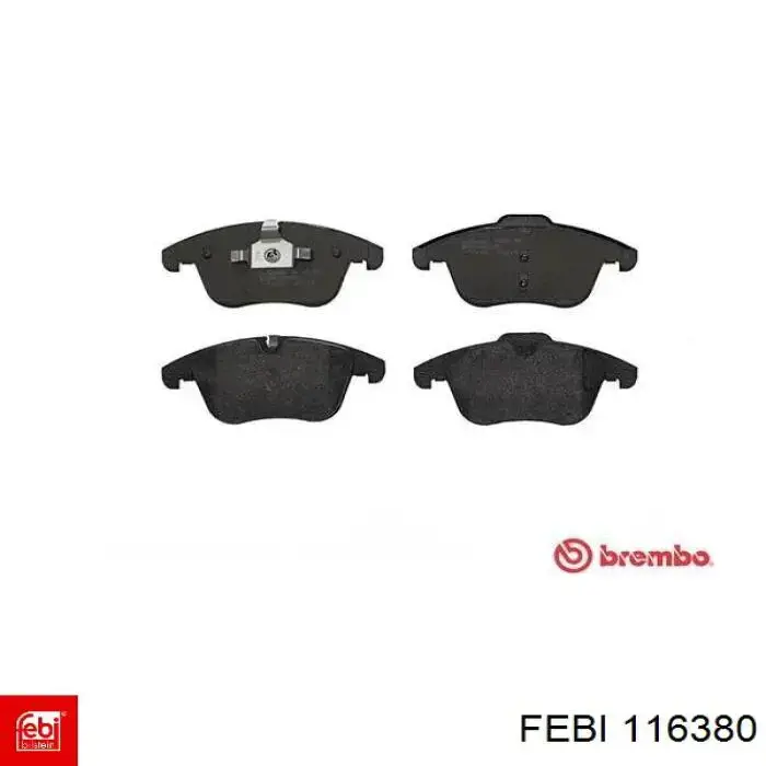 Pastillas freno delanteras Febi 116380 precio, desde 44,79 EUR