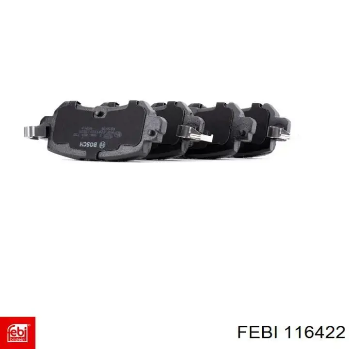 Pastillas traseras de freno Febi 116422 precio, desde 28,68 EUR