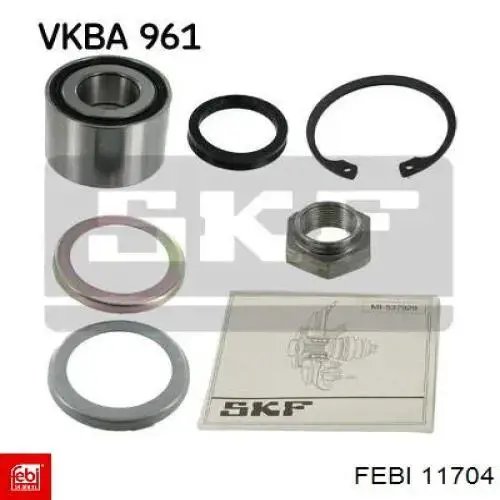 Cojinete de rueda trasero Citroen C3 1 FC