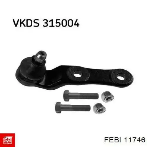 Rótula inferior de suspensión Febi 11746 precio, desde 16,18 EUR