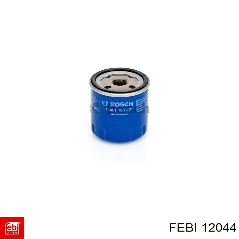 Brazo inferior izquierdo de la suspensión delantera 12044 Febi