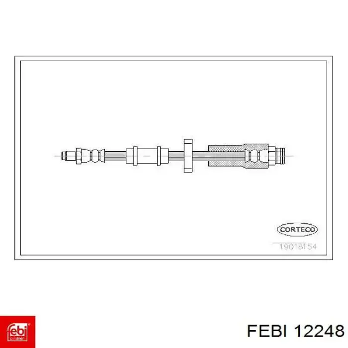 71736953 Fiat/Alfa/Lancia Tubo de frenos delantero