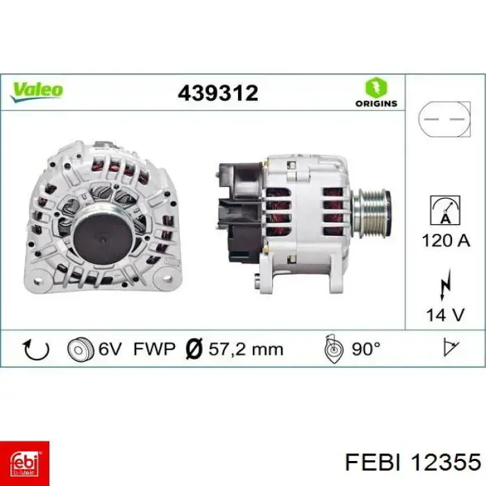 Buje trasero de ballesta trasera Febi 12355 precio, desde 19,98 EUR