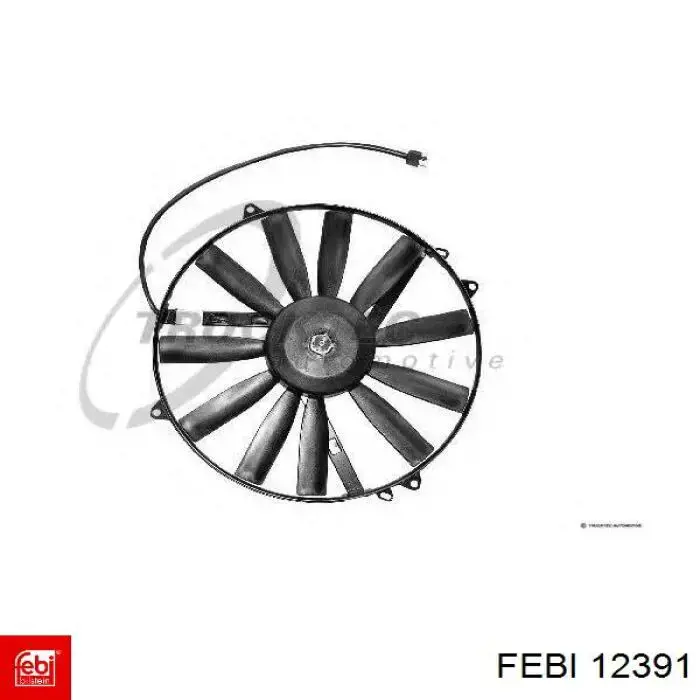 Ventilador del motor 12391 Febi