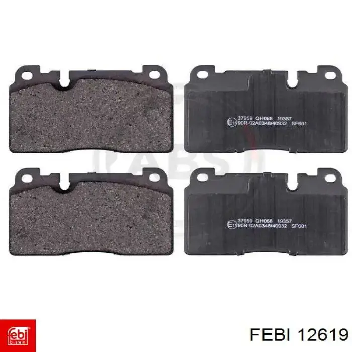 Retén del diferencial del eje trasero 12619 Febi