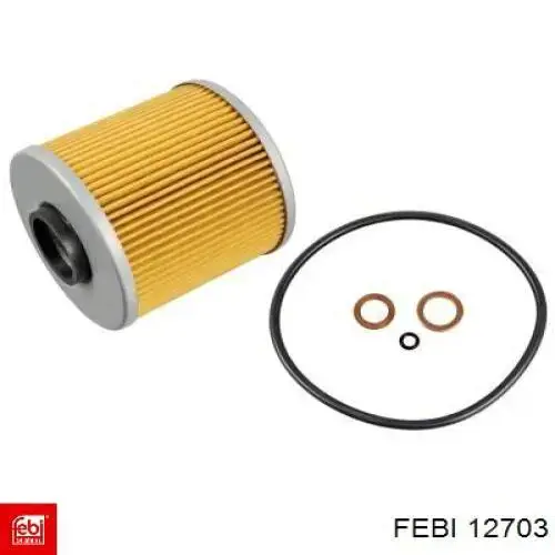 Copela de amortiguador trasero 12703 Febi