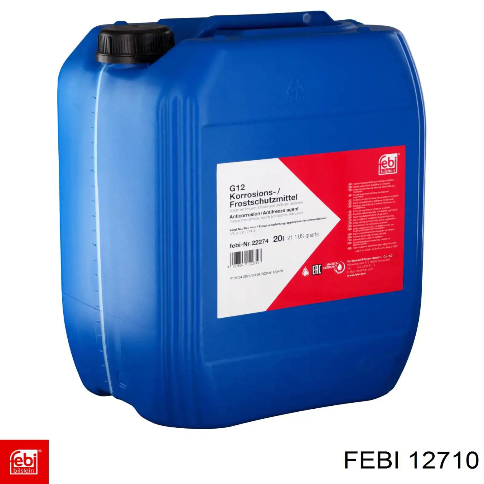 Comprar 12710 Febi Liquido anticongelante 