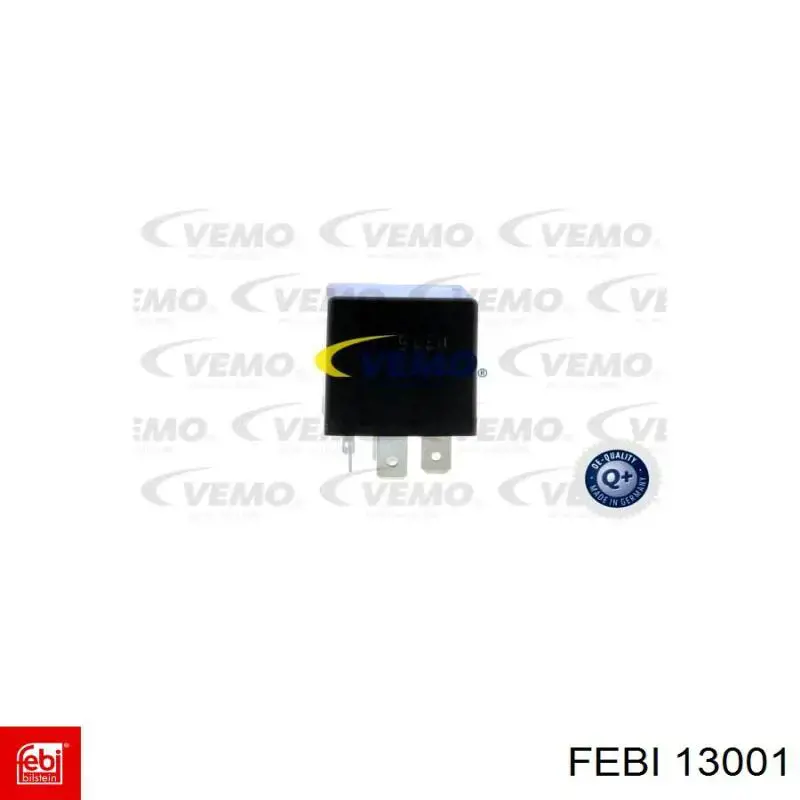 Tope de amortiguador delantero con guardapolvo 13001 Febi