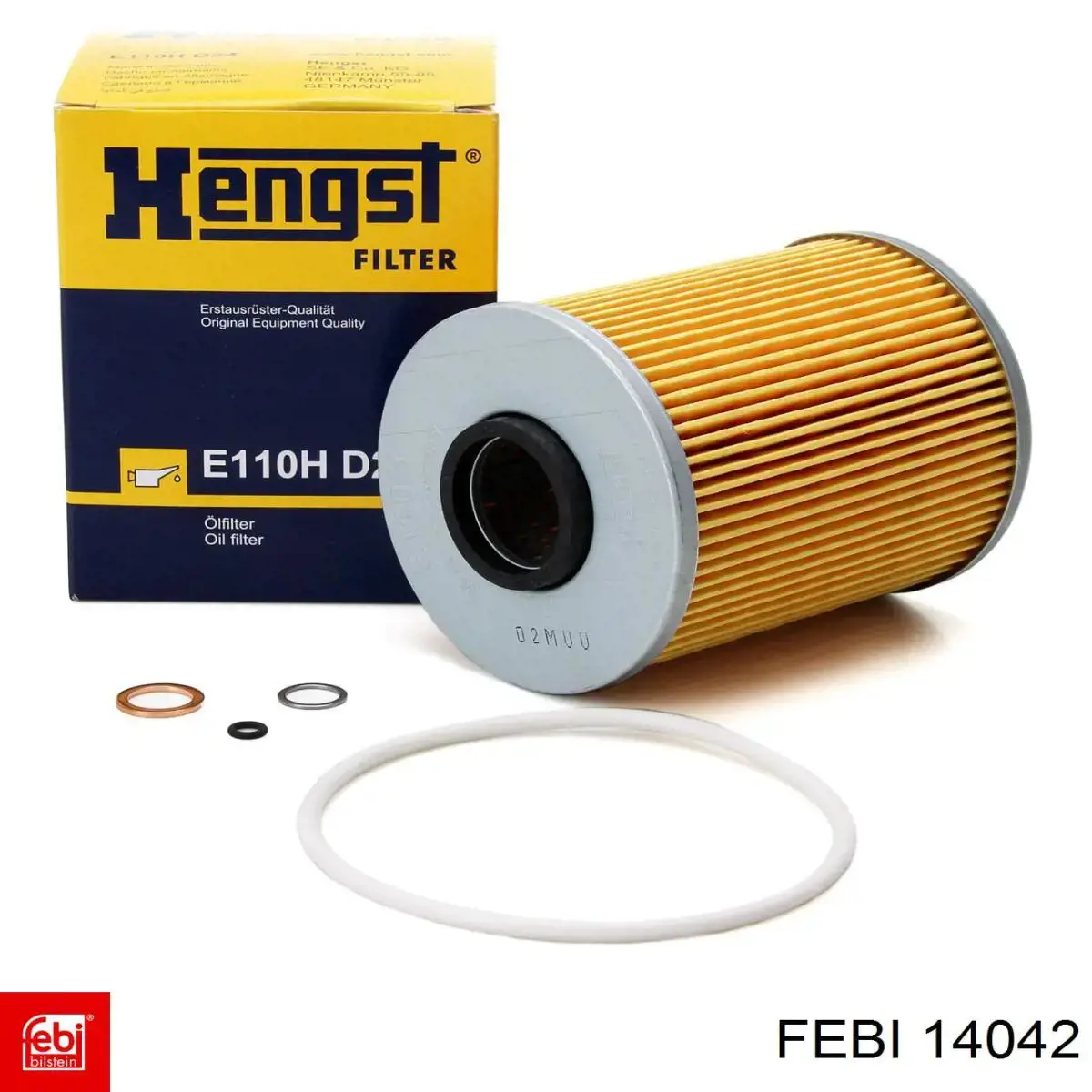 Tubo flexible de frenos delantero Febi 14042