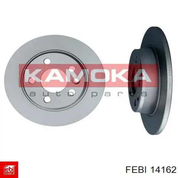 Disco de freno trasero Febi 14162 precio, desde 25,65 EUR