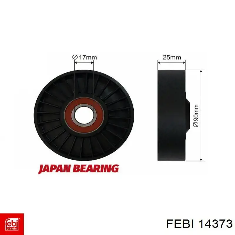 Tensor de la correa trapecial Febi 14373 precio, desde 41,41 EUR