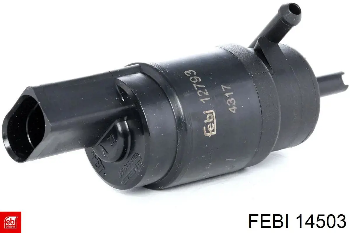 Comprar 14503 Febi Bomba de agua limpiaparabrisas, delantera