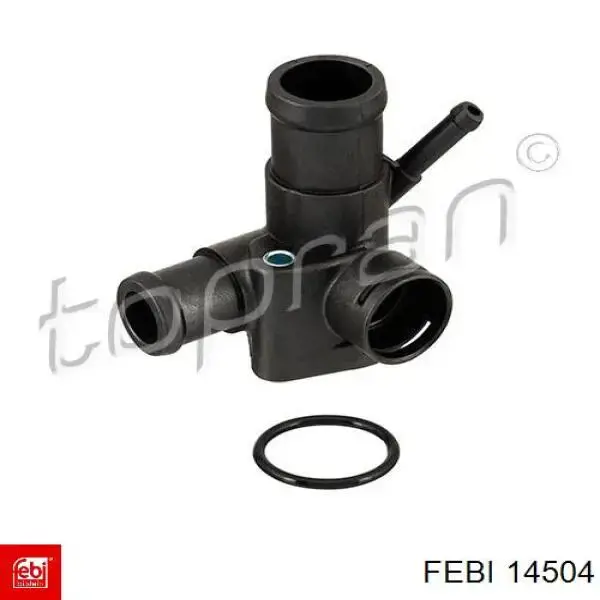 Brida del sistema de refrigeración (triple unión) 14504 Febi