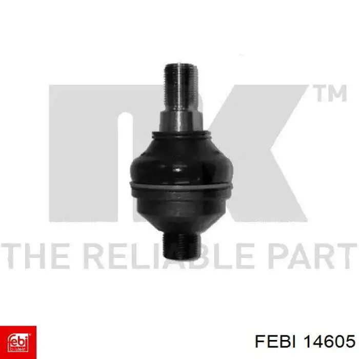 Rótula inferior de suspensión 14605 Febi