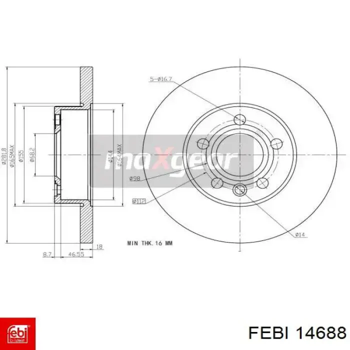 Comprar 14688 Febi Kit de reparación de caja de cambios automática
