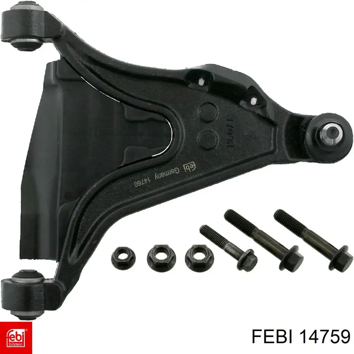 Brazo inferior izquierdo de la suspensión delantera Febi 14759 precio, desde 53,72 EUR
