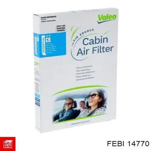 Filtro de habitáculo 14770 Febi