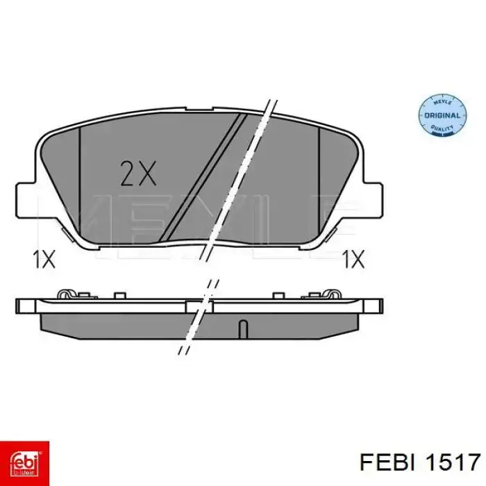 Soporte del motor izquierdo/derecho Febi 1517 precio, desde 34,83 EUR