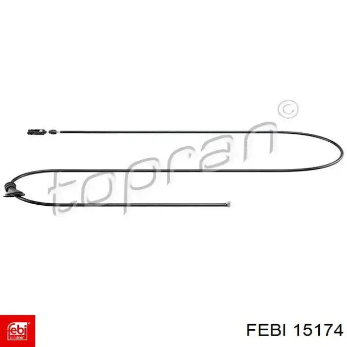 15174 Febi cable de apertura de capó del motor