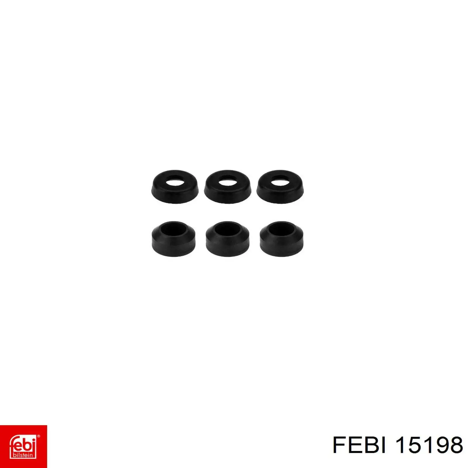 15198 Febi juego de juntas, tapa de culata de cilindro, anillo de junta
