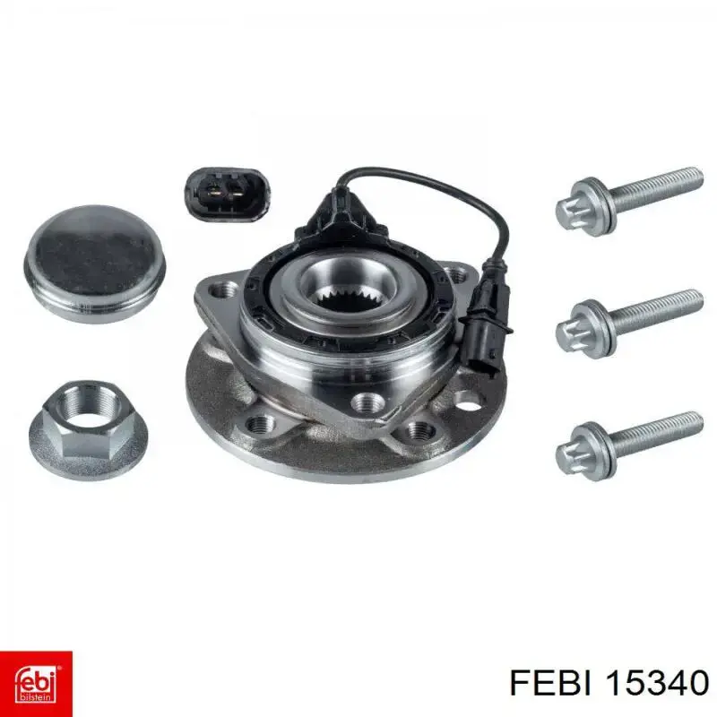 Soporte sensor ABS 15340 Febi
