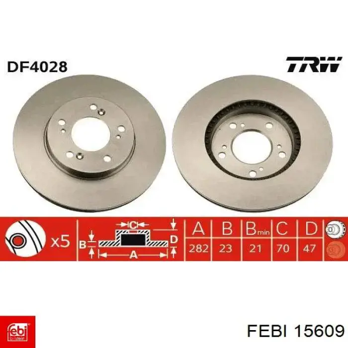 Buje de barra estabilizadora delantera 59115 Metalcaucho