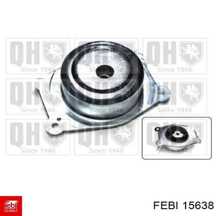 Soporte izquierdo del motor 15638 Febi
