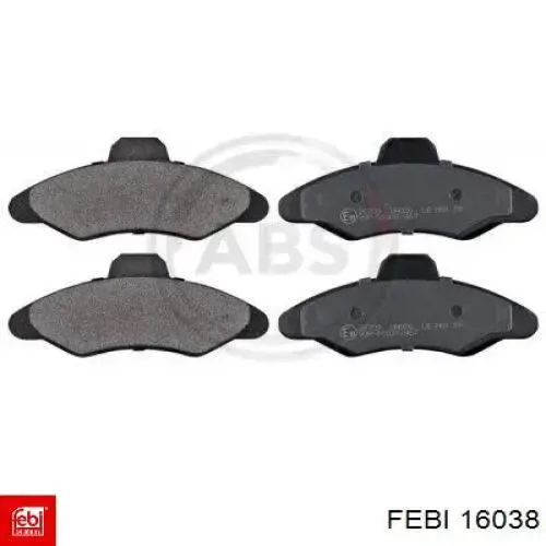 Pastillas de freno para Ford Escort GAL, AAL, ABL