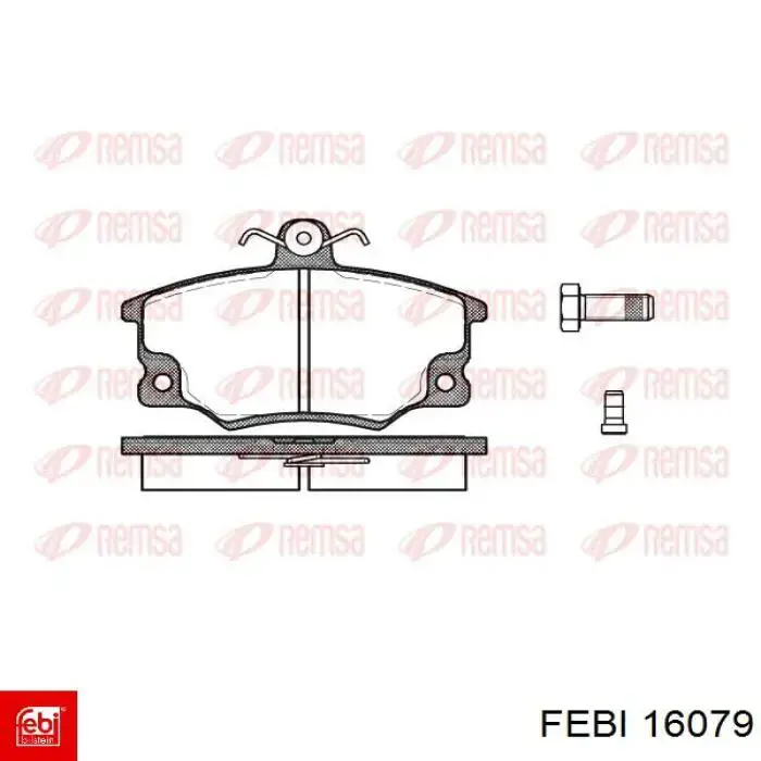 Pastillas de freno delanteras Fiat Tipo 160