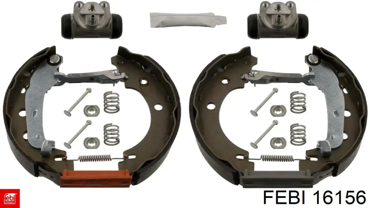 16156 Febi pastillas de freno traseras