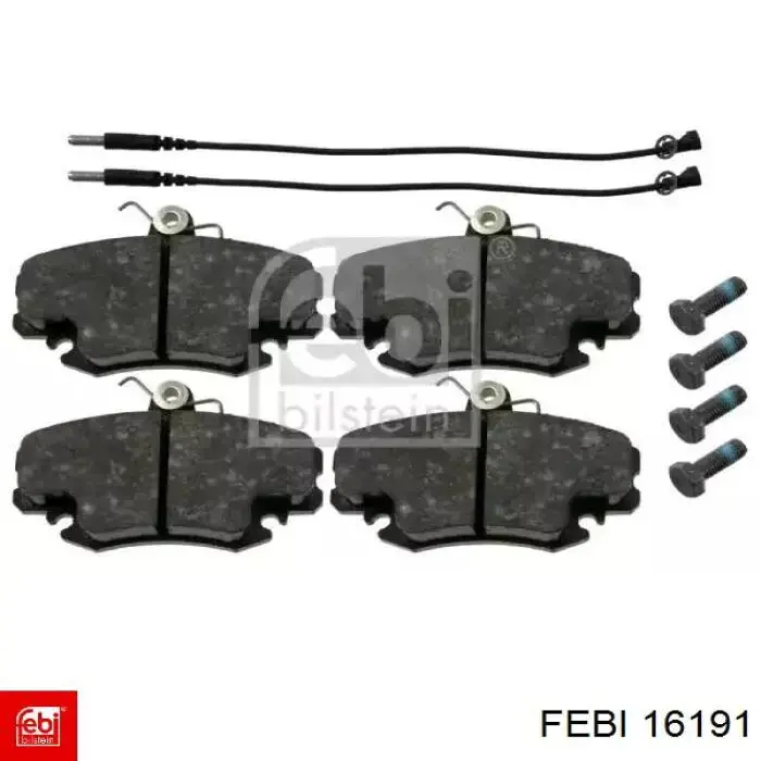 Pastillas freno delanteras Febi 16191 precio, desde 16,30 EUR