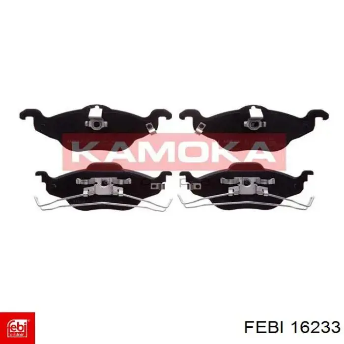 Pastillas de freno 16233 Febi