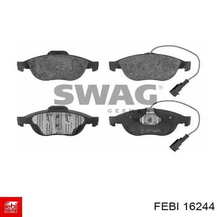 Pastillas de freno delanteras Alfa Romeo 156 932