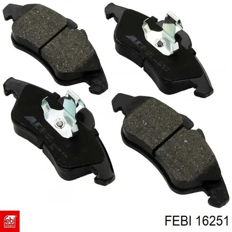 Comprar 16251 Febi Pastillas delanteras de freno