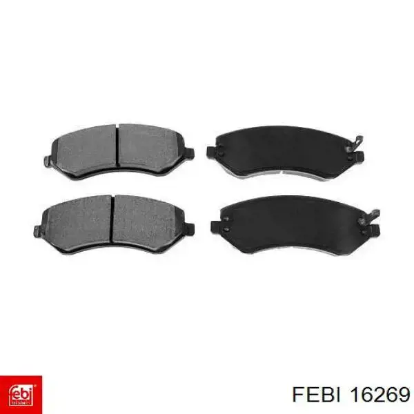 Pastillas traseras de freno Febi 16269 precio, desde 25,53 EUR
