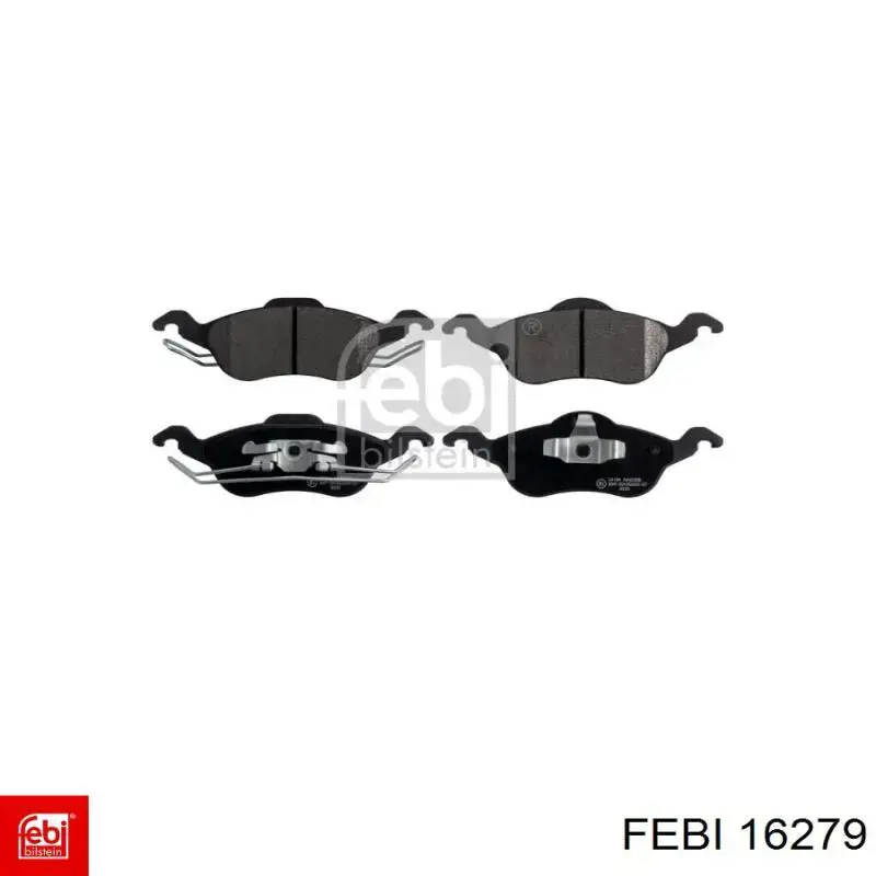 16279 Febi Pastillas delanteras