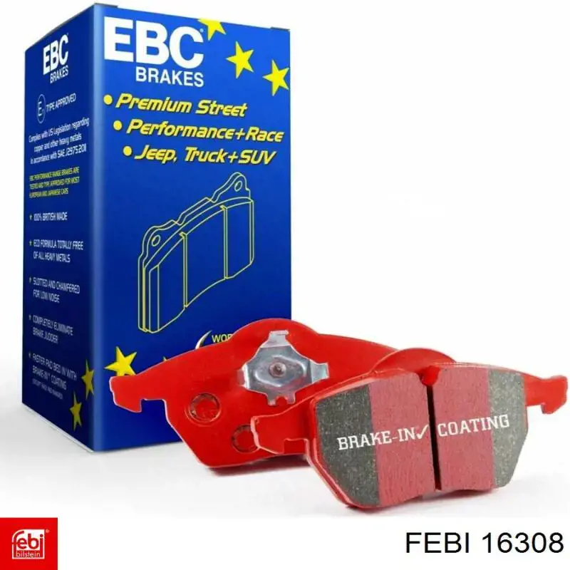 Pastillas freno delanteras Febi 16308 precio, desde 32,17 EUR