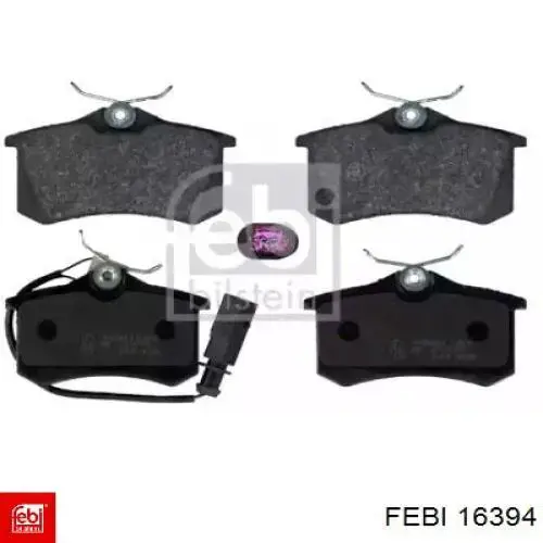 Comprar 16394 Febi Pastillas de freno traseras