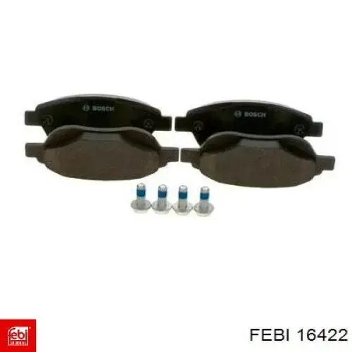 Pastillas de freno delanteras Citroen C3 1 FC