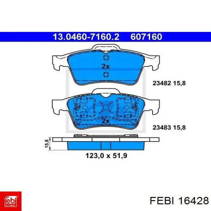 Pastillas de freno traseras Renault Espace 4 JK0