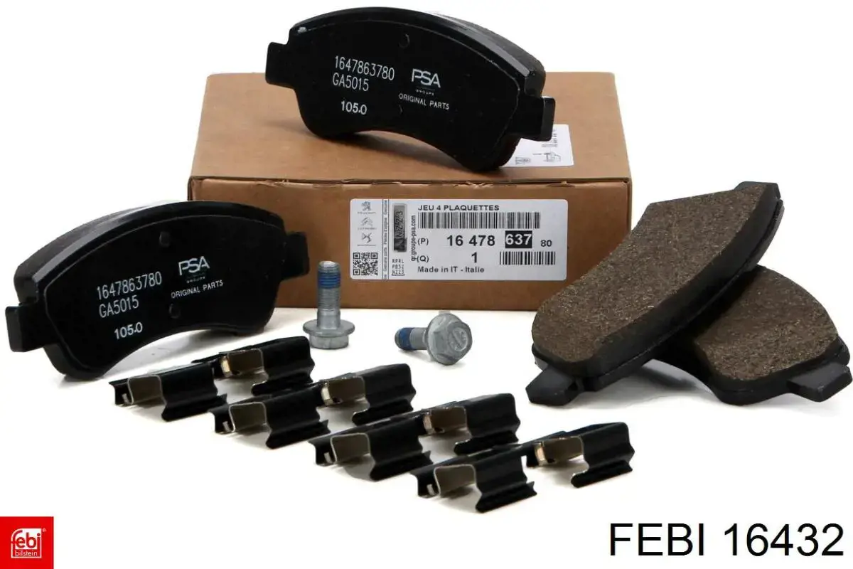 Pastillas de freno delanteras Necto FD7353A