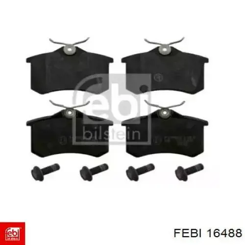 Comprar 16488 Febi Pastillas de freno traseras