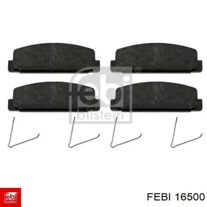 Comprar 16500 Febi Pastillas de freno traseras