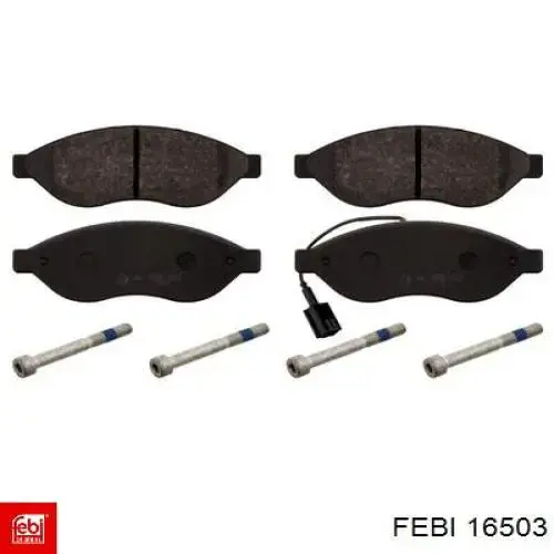 16503 Febi Pastillas delanteras