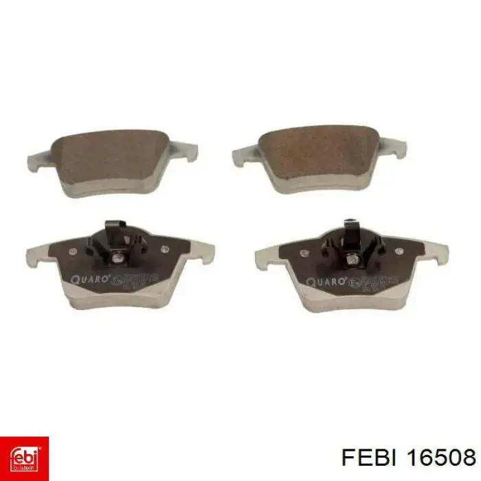 16508 Febi Pastillas freno traseras